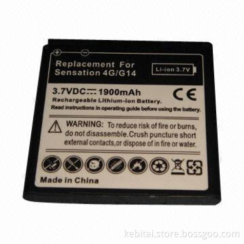 Mobile Phone Battery, Suitable for HTC EVO 3D with 1,700mAh High-capacity